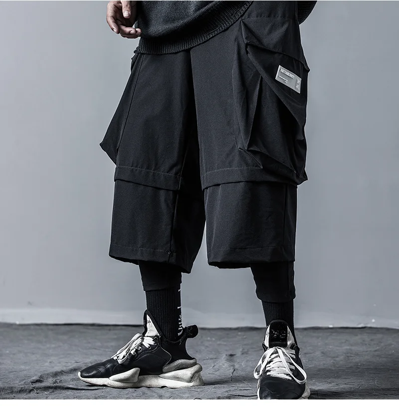 Мужские брюки карго в стиле хип хоп уличная одежда из 2 предметов султанки с