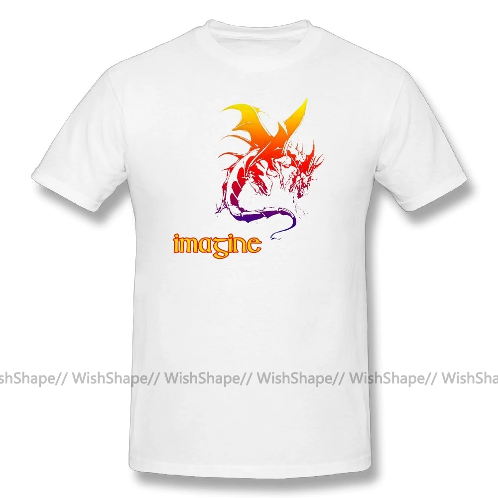 Imagine Dragon Футболка мужская футболка 6XL базовые футболки большого размера плюс 5XL мужская футболка с коротким рукавом хлопок Повседневная музыкальная футболка