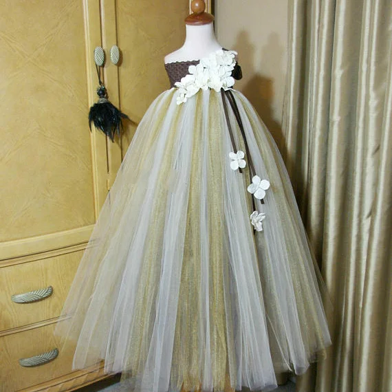 Розового цвета для девочек с цветочным узором Платье-пачка ФЕЯ дети одного плеча