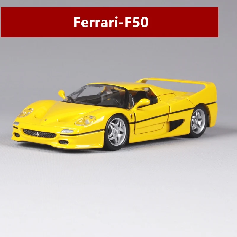F50 Bburago 1:24 Ferrari 599GTO модель автомобиля литье под давлением Металлическая Модель Детская игрушка бойфренд подарок имитация сплава автомобиль коллекция - Цвет: F50