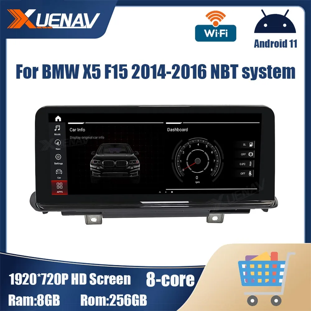 

Автомобильная магнитола на Android, 256 ГБ, для BMW X5 F15, 2014, 2015, 2016, система NBT, DVD-плеер, автомобильный мультимедийный плеер, стерео, сенсорный экран, головное устройство