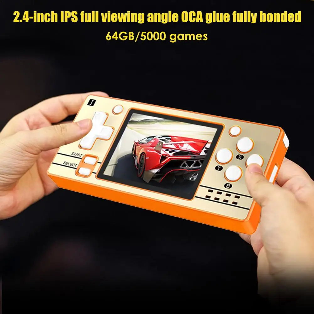 

Q20 MINI Open Source 64G 16G 2.4 Inch Fully Fit IPS Screen Handheld Game Console Retro PS New Game Players Children's Gifts