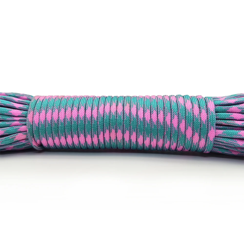 Паракорд 550 парашютный шнур веревка для палатки стандартный Mil-Spec Тип III 7 нитей 50