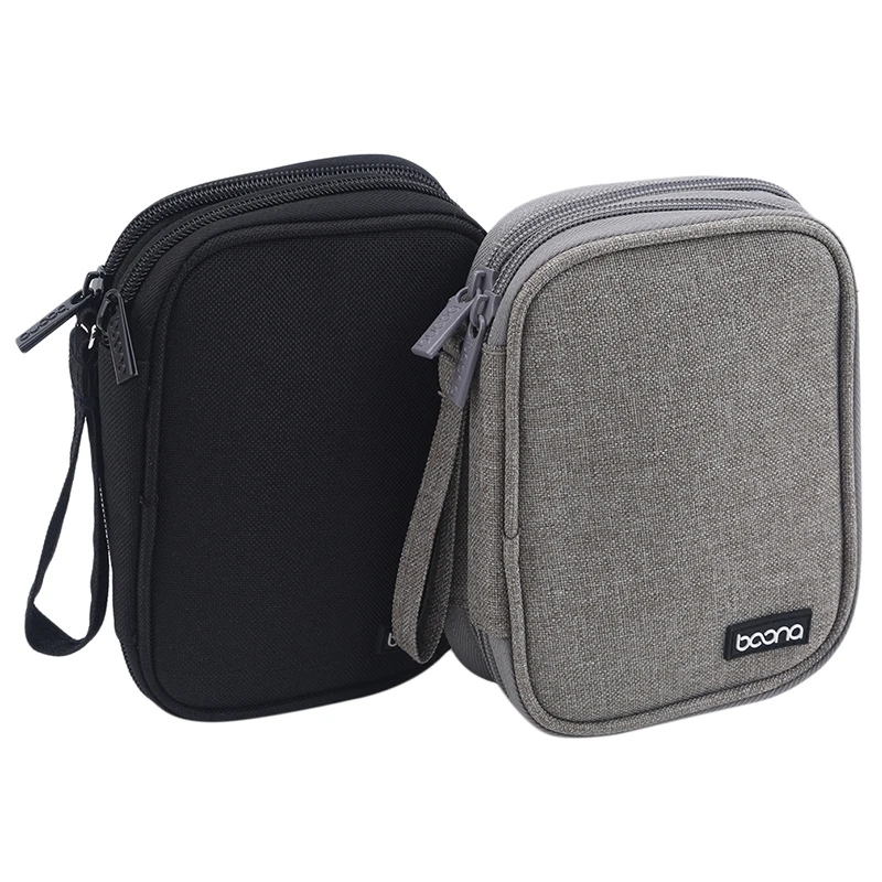 

LKEEP Bag for Handle Bag Portable Hard Disk Bag Portable Power Bank Bag Soft Handbag Multicolor for Men Universal Flap