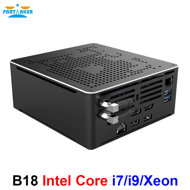 9th Gen Nuc i9 9880H i9 8950HK 6 Core i5 Mini PC 2 Lan Windows 10 2*DDR4 2*M.2 NVME AC WiFi Gaming Desktop Computer 4K DP HDMI