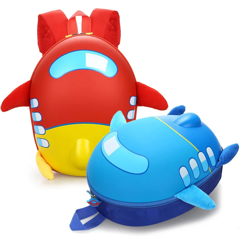 Водонепроницаемый милый 3D Рюкзак с рисунком самолета детские школьные ранцы для