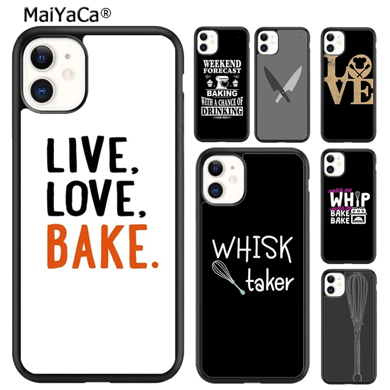 MaiYaCa чехол для телефона с изображением выпечки повара iPhone 5s SE 6 6s 7 8 plus X XR XS 11 12 pro max
