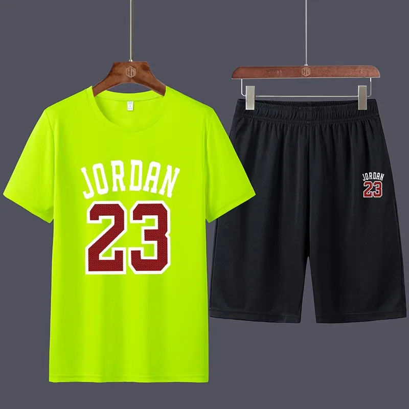 

t-shirts camisetas men tracksuit 2 piece set ensemble short homme training homme pantalon chandal hombre sweatshirt