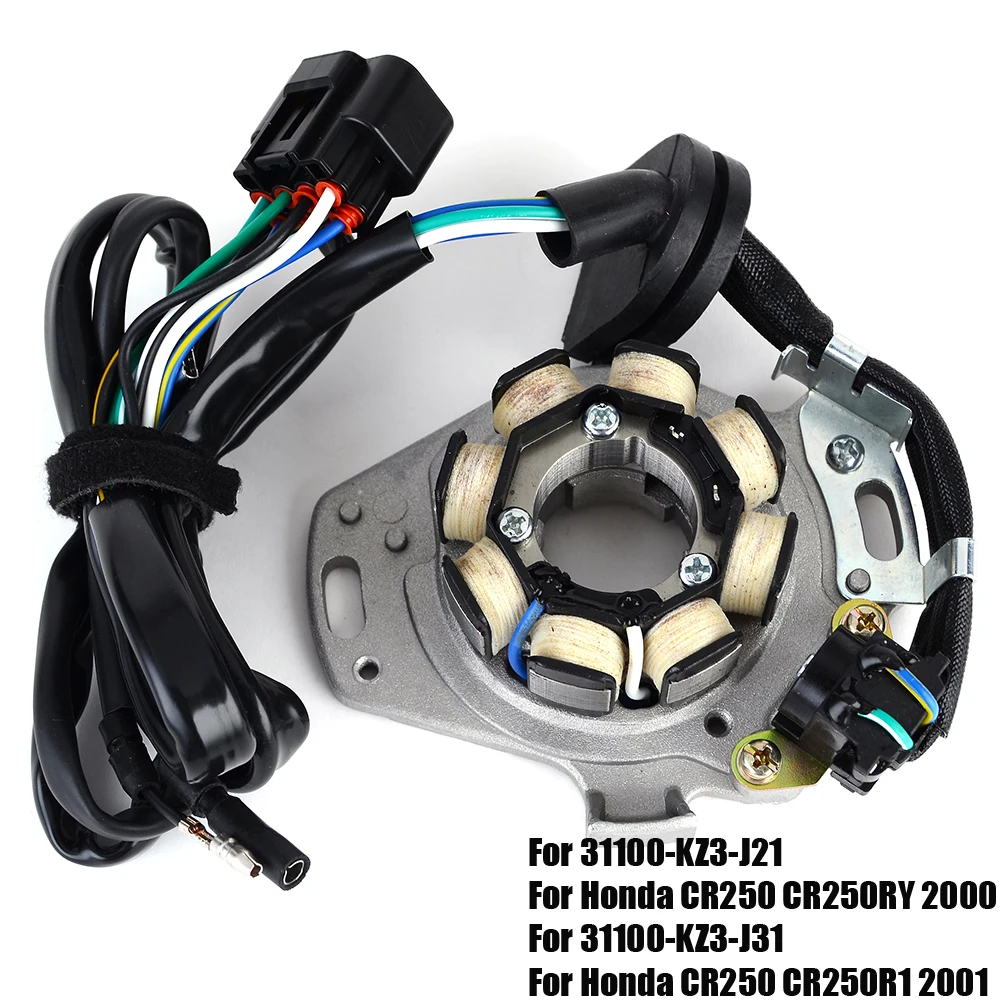 

Stator Coil for Honda CR250 CR250RY 2000 31100-KZ3-J21 / CR 250 CR250R1 2001 31100-KZ3-J31