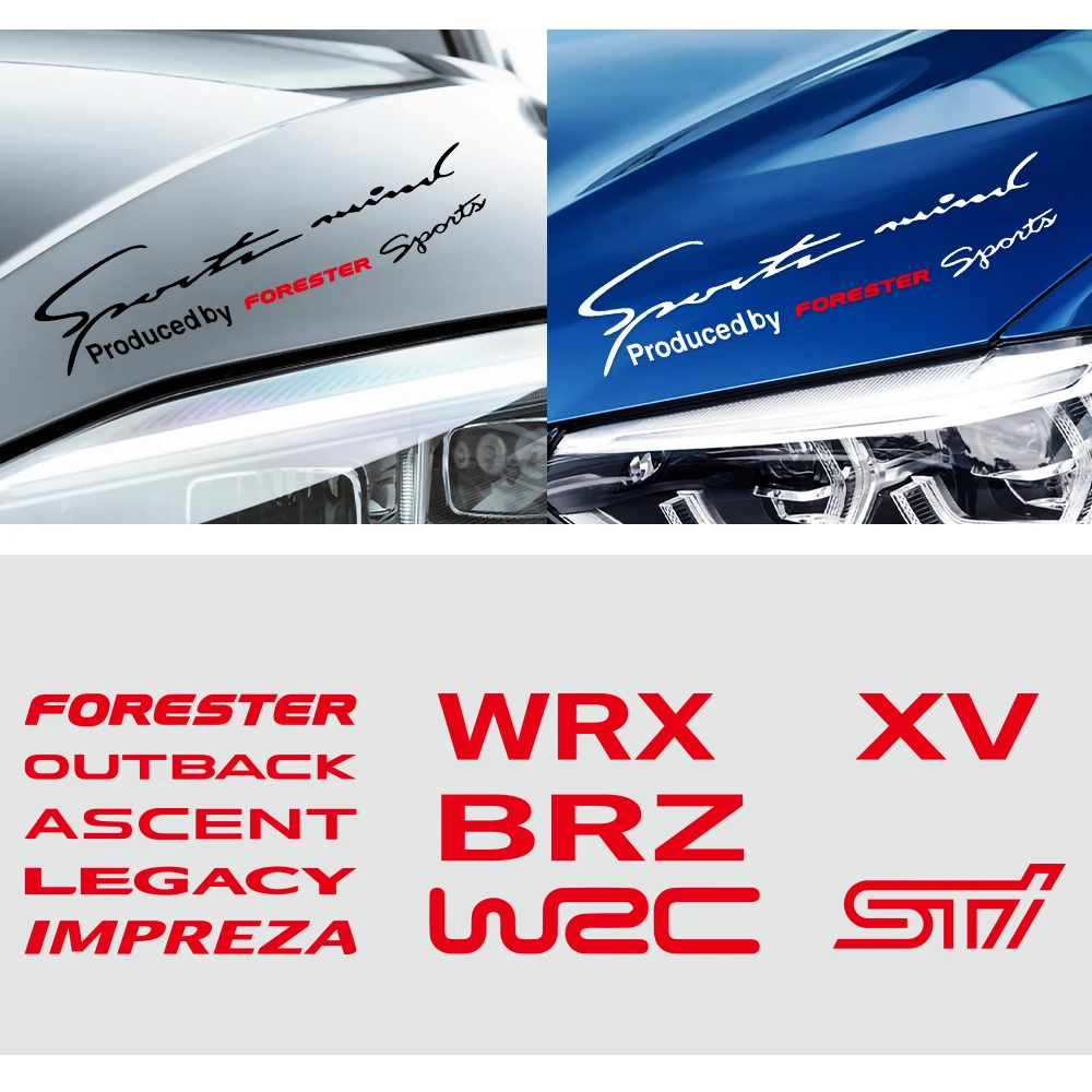 Автомобильный Стайлинг наклейки для бровей Subaru Forester XV Outback Ascent Legacy Impreza WRX STI BRZ WRC