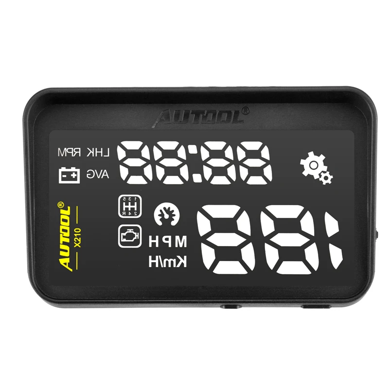 AUTOOL X210 OBD HUD автомобильный Стайлинг Универсальный Автомобильный Дисплей