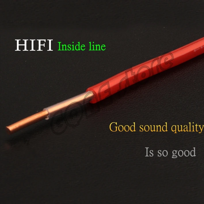 

Hifi 4.5MM 4square Power Cord Internal Cable Single Copper Wire High Temperature Resistant OCC AMP CD DVD player AC power cord