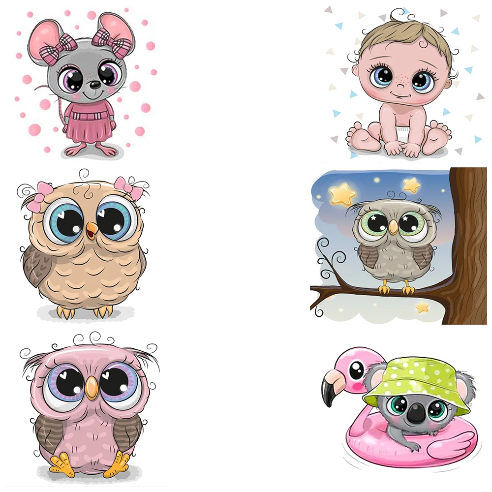 

Muxn 5D Diamond Painting Animal Environmental Crafts Full Diamond Embroidery "Cartoon Animal Landscape" Home Decoration Art Gift