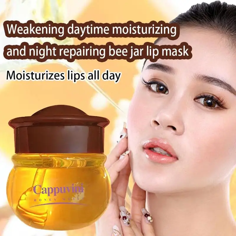 Moisturizing Lip Gloss Propolis Lip Balm Nourishing Anti-Wrinkle Lip Care Anti-Cracking Unisex Lip Oil Honey Lip Makeup Lip Care