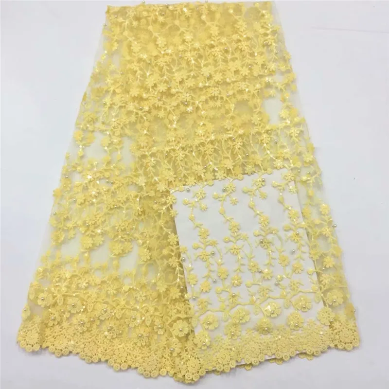 african lace fabric 2019 green high quality french mesh beaded sequins nigerian swiss fabrics for dress | Дом и сад