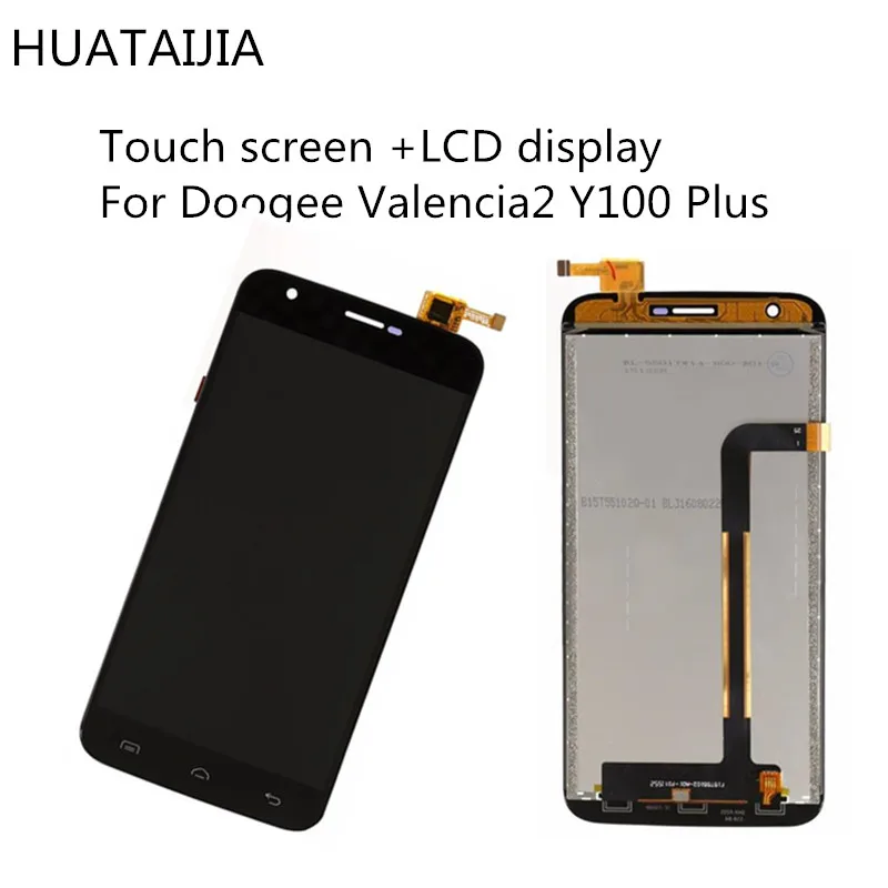 

For Doogee Valencia2 Y100 Plus/ Y1 Original +frame LCD Display Touch Screen DOOGEE Y100 PLUS Digitizer Assembly Replacement