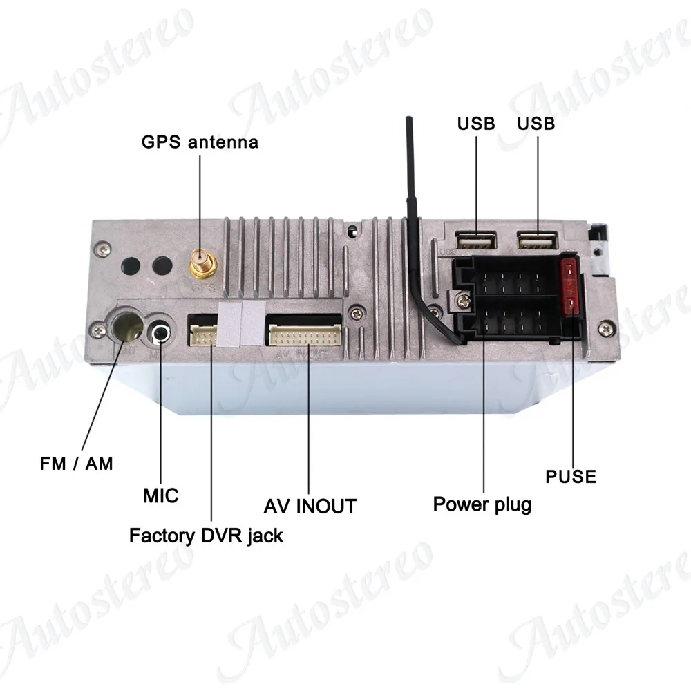 Aotsr Android 9.0 GPS-навигация без DVD-плеера для Peugeot 206 2000 - 2016 мультимедийный