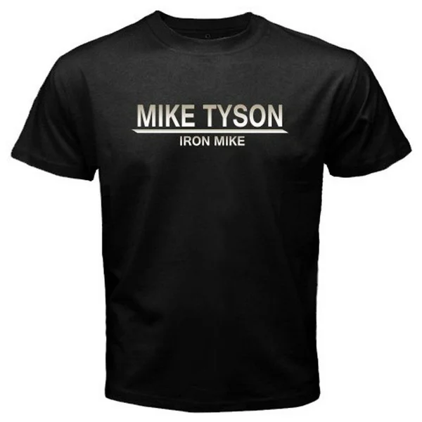 

New Mike Tyson "Iron Mike" Boxing Legend Champ Men's Black T-Shirt Size S-4xl