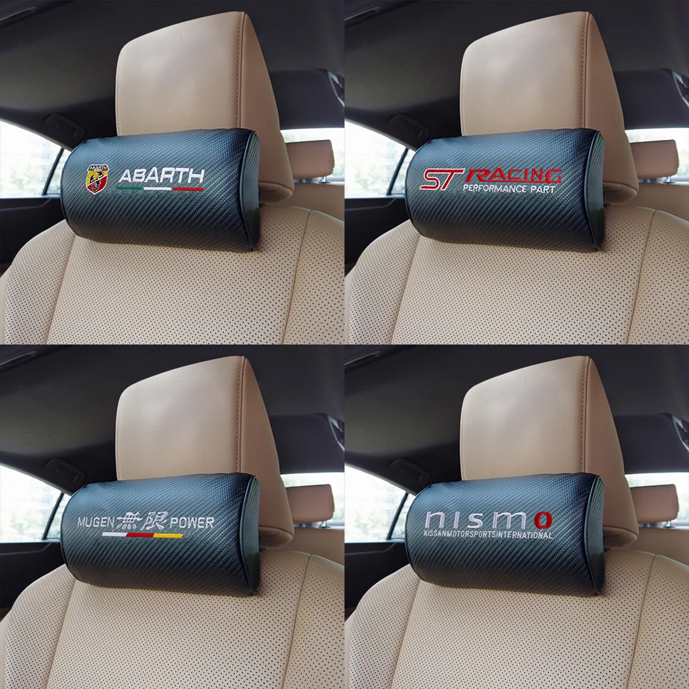 

Car Seat Headrest Auto Badges Neck Pillow Support Cushion Accessories For Mercedes Benz Amg W204 W213 W205 W211 W212 W176 W205