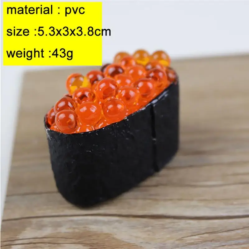 Искусственные декоративные продукты из ПВХ имитация японских суши поддельные