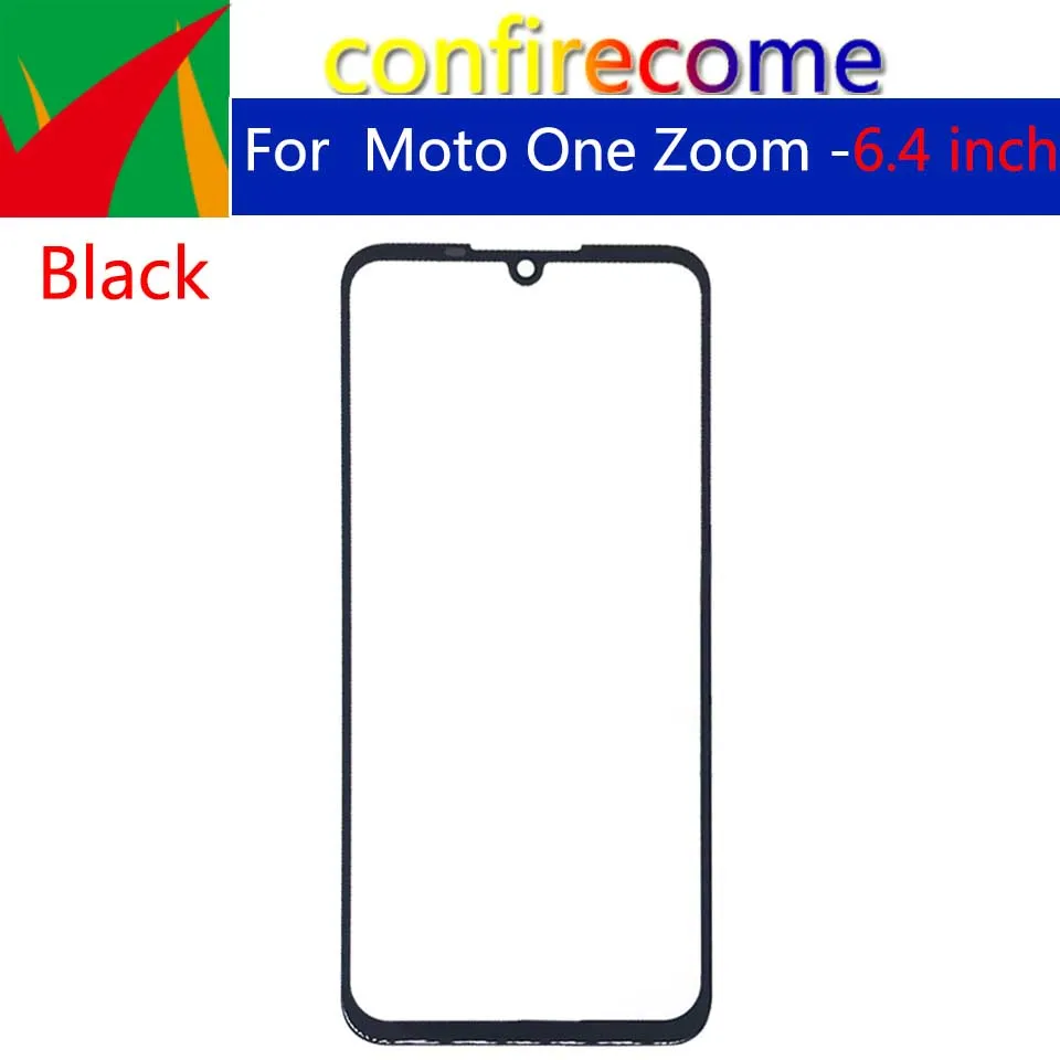 10 шт./партия сенсорный экран для Motorola Moto One Zoom XT2010 передняя панель стеклянная