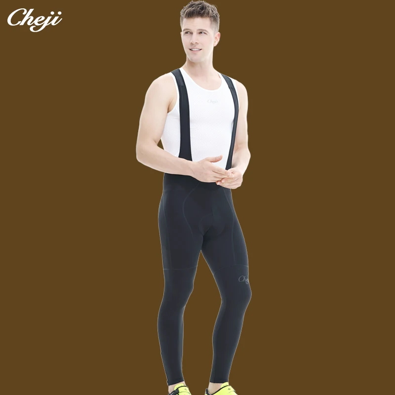 CHEJI Men's Cycling Long Bib Pants Quick Dry Breathable Lycra Bicycle Customized Bike Trousers | Спорт и развлечения