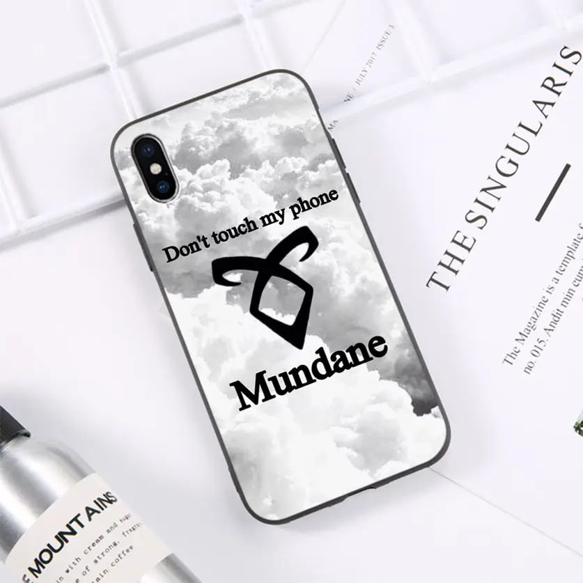

HTxian shadowhunters Pattern TPU Soft Phone Case for iPhone 11 pro XS MAX 8 7 6 6S Plus X 5 5S SE XR casese 2020