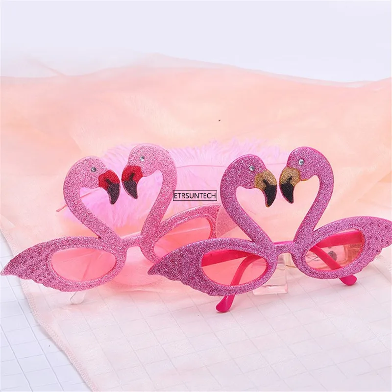 

100Pcs Hawaii Party Pink Flamingo Glasses Wedding Birthday Sun Flower Sunglasses Bachelorette Event Decoration Party Supplies