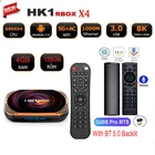 Новинка HK1 RBOX X4 Android 11 Amlogic S905X4 смарт-ТВ приставка 2,4G и 5G двойной Wifi 1000M 8K 4K 3D Youtube медиаплеер ТВ-приставка