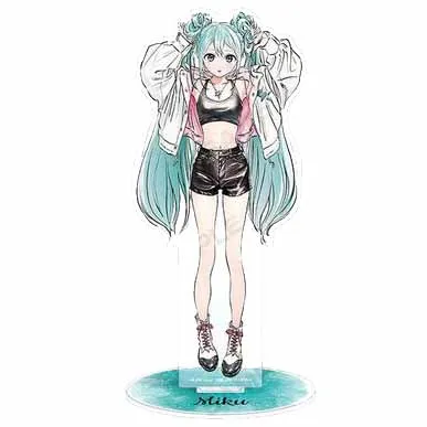 Аниме Фигурка Мику Hatsune подставка модели акриловых кагамина Рин аниме акриловые