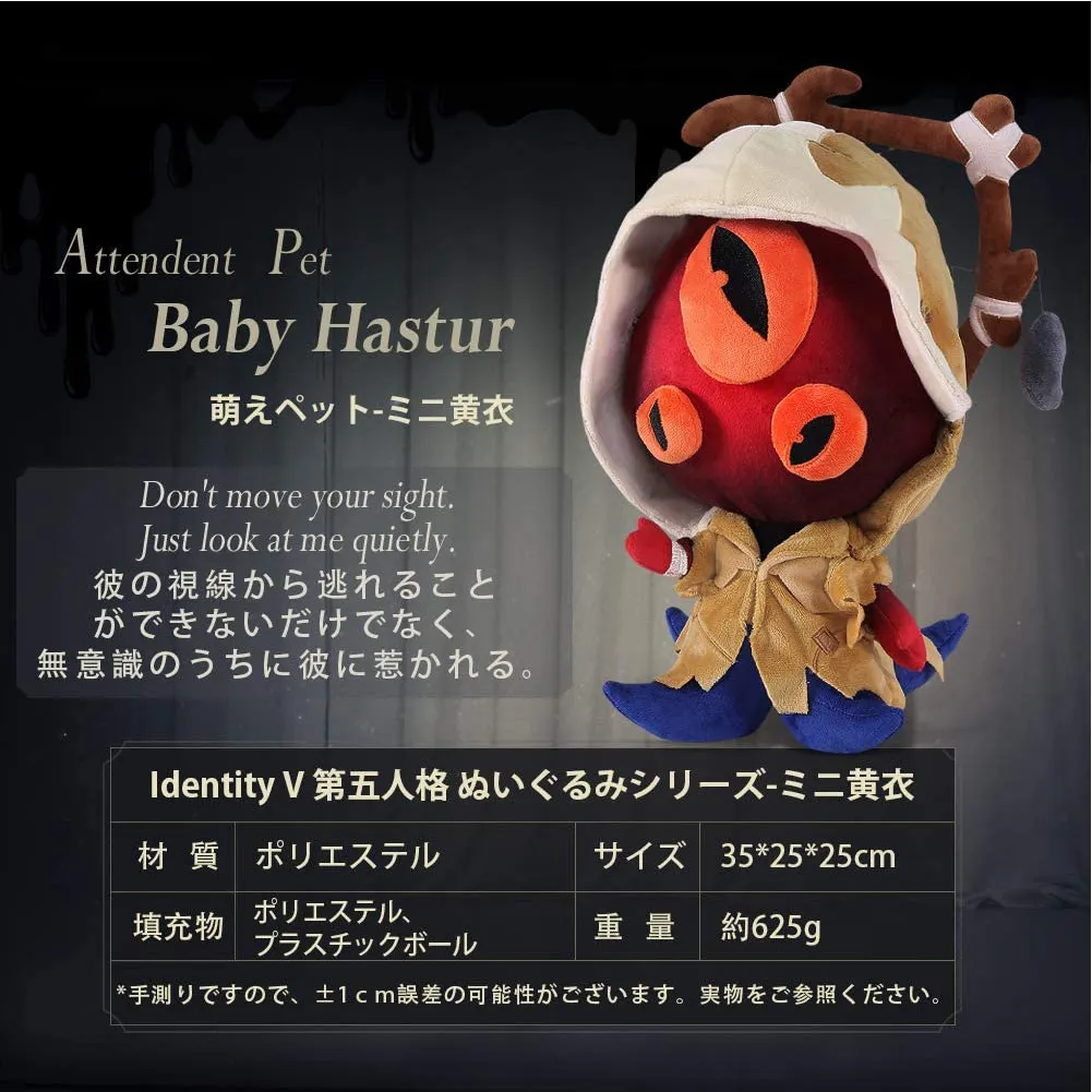 Game Identity V Hastur Cosplay Doll Plush Stuffed Cushion Throw Pillow Toy Xmas Gift 35*35*25cm | Тематическая одежда и
