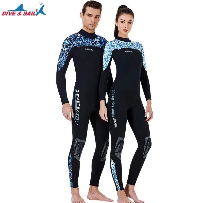 

Dive Sail 3MM Neoprene Diving Wetsuit Adult One Piece Swimsuit Winter Warm Scuba Snorkeling Suit Spearfishing Underwater M129561