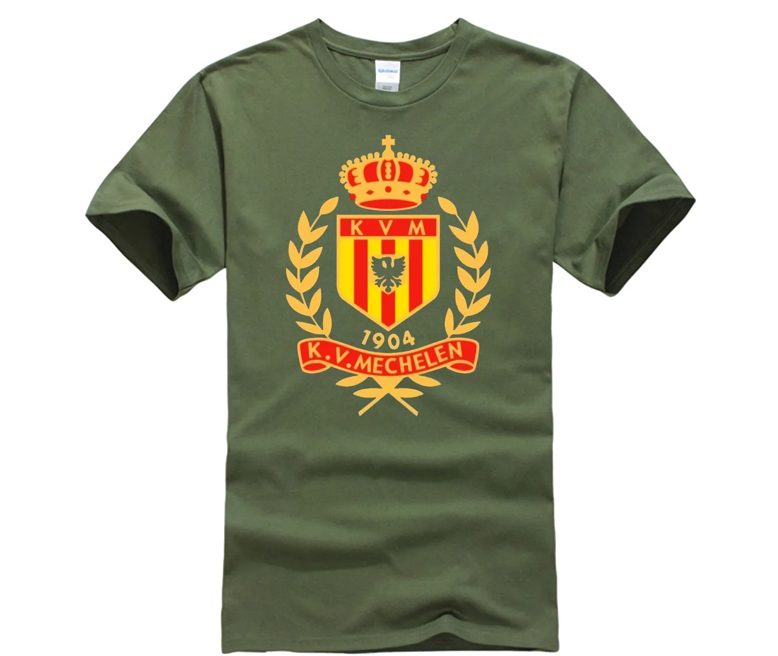 Индивидуальная футболка Kv Mechelen Footballer Club Soccerer Team Belgium Jupiler League новейшая Мужская