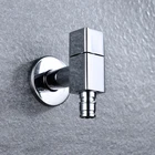 Латунный кран для стиральной машины, квадратный садовый кран, настенный кран