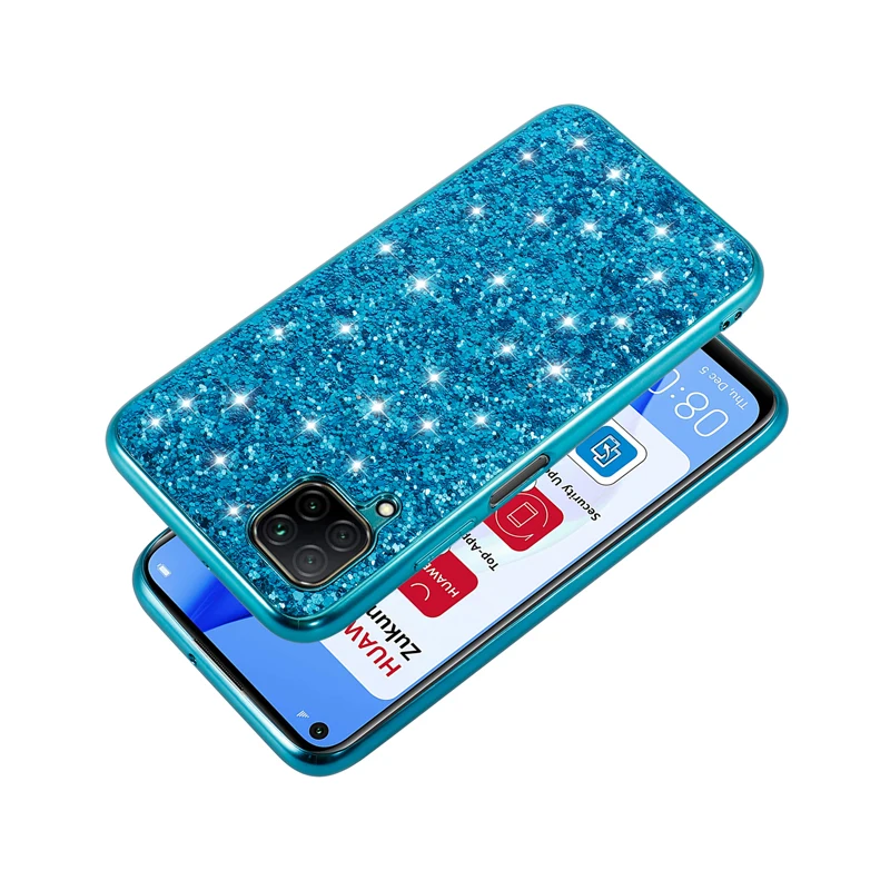 Роскошный брендовый чехол CANDYEIC для Huawei P40lite блестящая задняя крышка P40 Lite