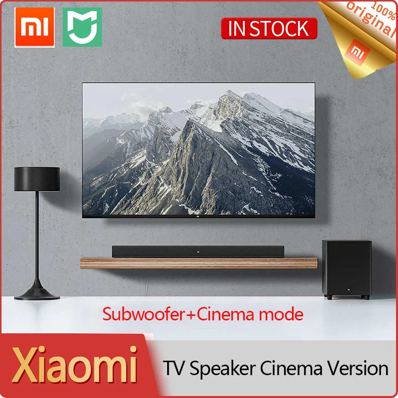 

Xiaomi TV SoundBar Cinema Edition Bluetooth Speaker Subwoofer 100W Home Theater 5 Sound Units 2.1 Channel Multi-input Interface