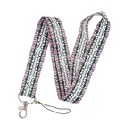 Шнурок с мультяшным доктором зубами для ключей, телефона, крутой шейный ремешок, шнурок для камеры, со свистком, ID-значок, милые ленты