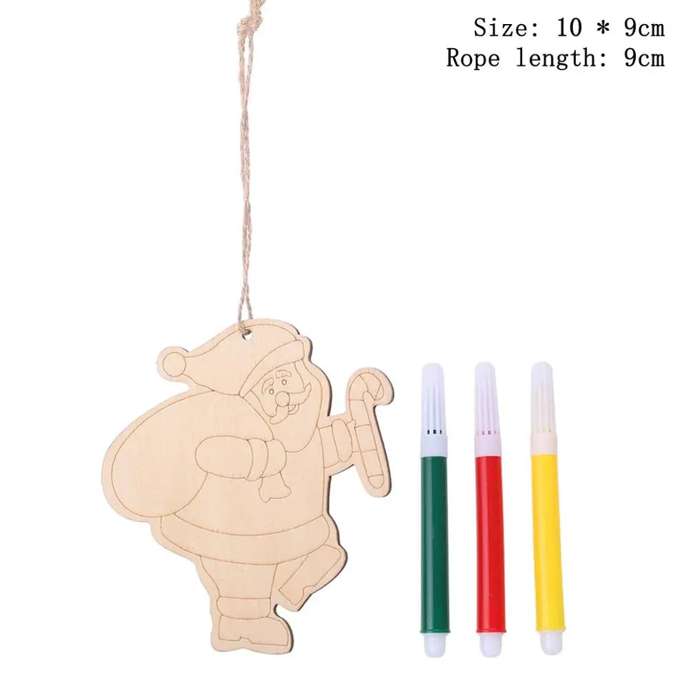 Xmas Pendant 2 Taoup Счастливого Рождества светодиодный свет Подвески Висячие украшения Рождественская Украшение стола для дома Рождественские Санта Клаус огни снеговик - Цвет: Xmas Pendant 2