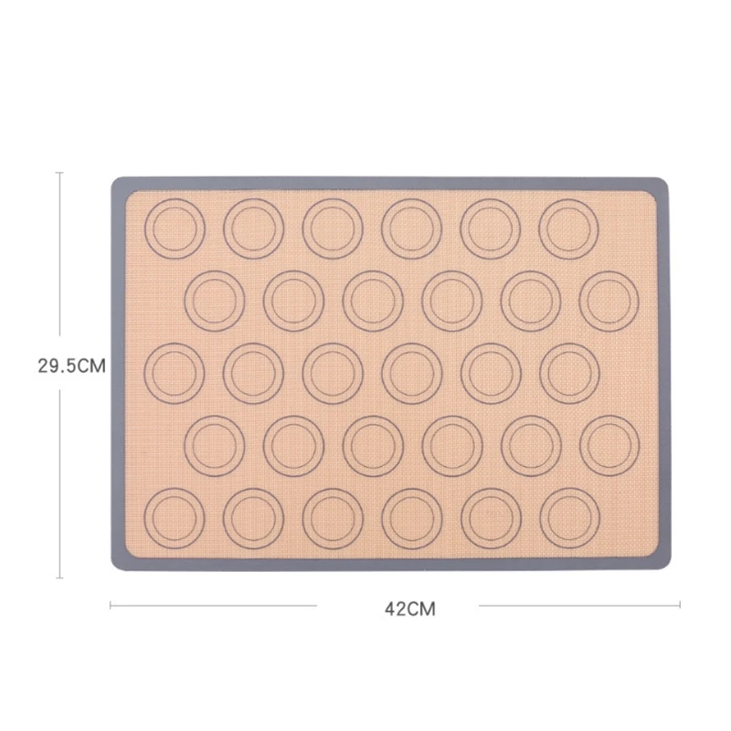 

High Temperature Resistant Round Macaron Mat Non-Stick Baking Pan Mat