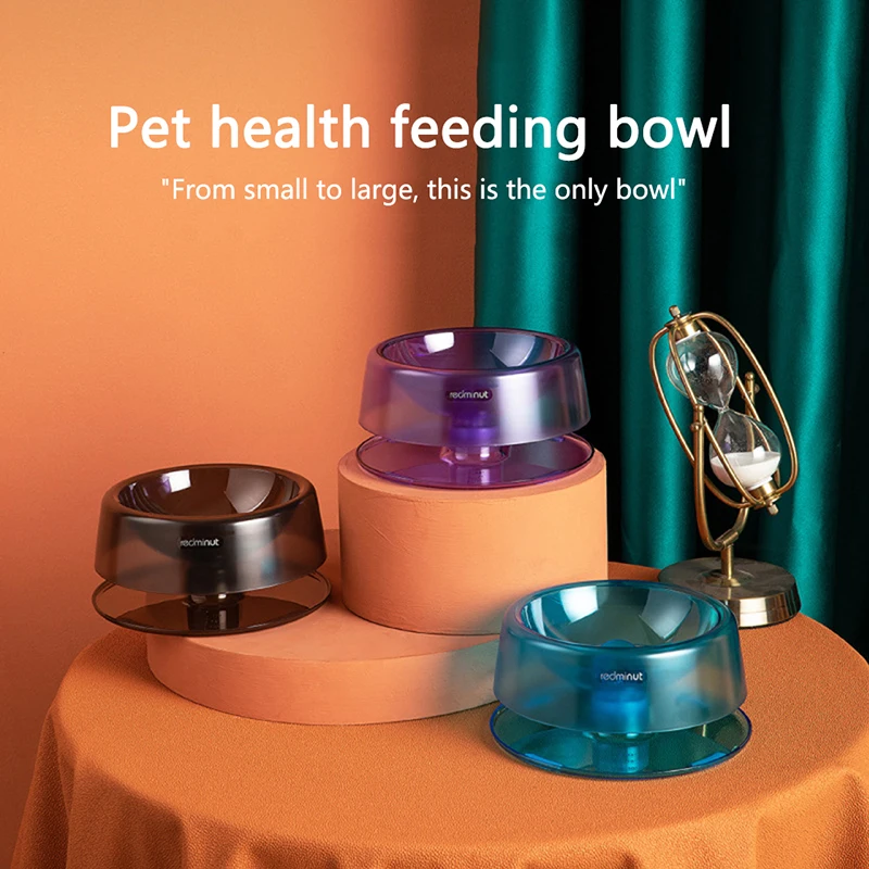 

Dog Cat Food Bowl Pet Bowl Protects The Cervical Spine Anti-Overturning Water Food Bowl Feeding Supplies