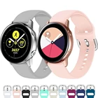 Ремешок силиконовый для Samsung Galaxy Watch Active 2 Active 3 Gear S2, браслет для наручных часов Huami Amazfit bip, 20 мм 22 мм
