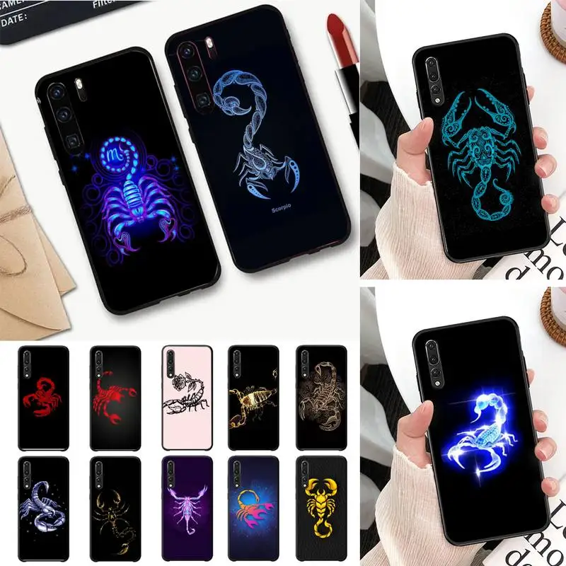 

Scorpion Phone Case For Huawei P20 P30 P10 plus P8 lite P9 lite Back Coque for Psmart 2019 P20 pro P10 lite
