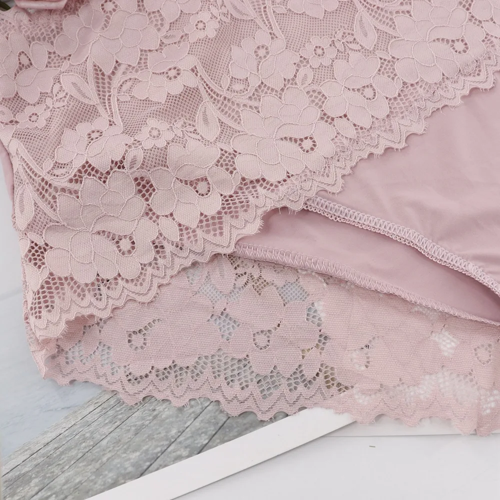 

Sexy Lace Panties Plus Size Underwear Lingerie Female Seamless Briefs Underpants Large Size Knickers 5XL