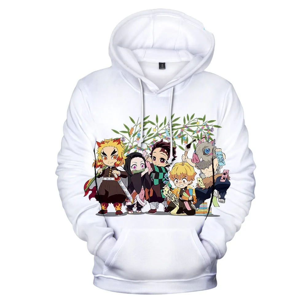 

2021 Kids Cute Hoodie Demon Slayer 3D Harajuku High Quality Comfortable Sweatshirt Clothing Autumn Street Comfortable Pullover