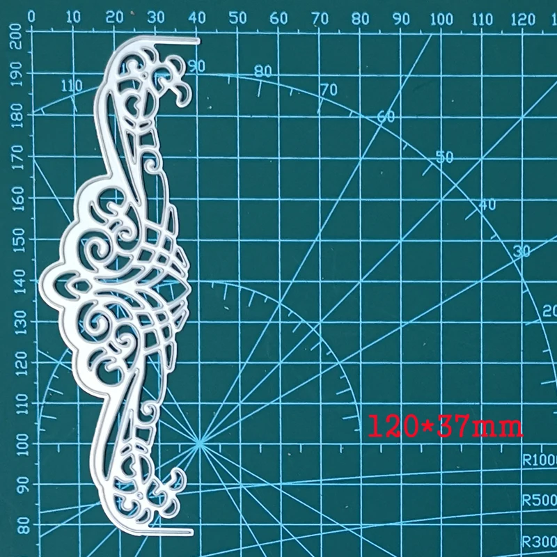

Wedding Lace Greeting Card Frame Metal Cutting Dies For Stamp Scrapbooking Stencil DIY Paper Album Card Decor Embossing 2021 New