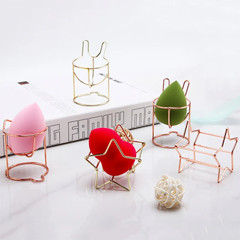 

Makeup Sponge Gourd Powder Puff Rack Egg Powder Puff Bracket Box Dryer Organizer Beauty Shelf Holder Tool 1pc