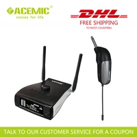 acemic pr 8gt 1 professional stage antenna diversity wireless guitar bass transmitter system