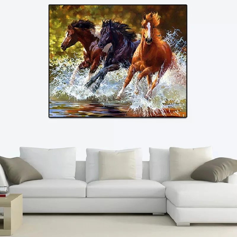 1 шт. изображение бриллиантов 5D DIY ремесла животный узор Swift Horse набор домашний