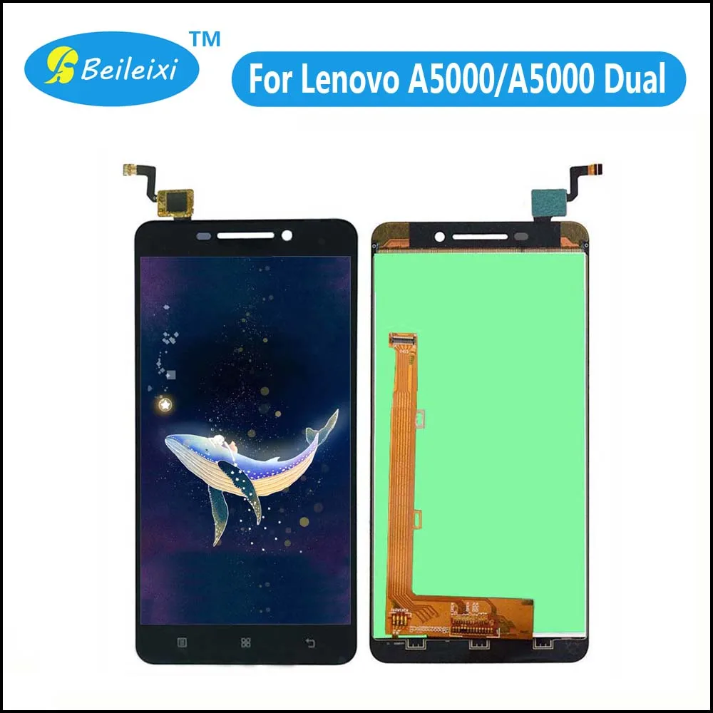 Для Lenovo A5000 ЖК дисплей кодирующий преобразователь сенсорного экрана в сборе с