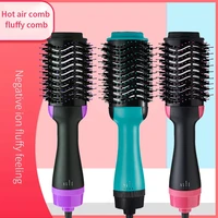 2 in 1 one step comb hair dryer hot air brush hair straightener comb curling brush hair styling tools dryer brush hair tools